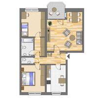 3-Zimmer, neues Bad, Balkon - 415,00 EUR Kaltmiete, in Dorsten (PLZ: 46284)