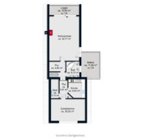 3-Zimmer-Wohnung mit zwei Balkonen - Bremen Blumenthal