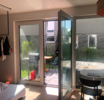 Unmöblierte 1-Raum-Terrassenwohnung mit geh. Innenausstattung mit - Berlin Pankow