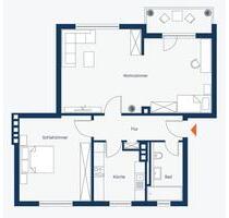 2-Zimmer-Wohnung mit Balkon, Kaminofen, Stellplatz in Oldenburg - Oldenburg in Holstein