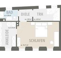 1-Raum-Wohnung in der Domstraße - Merseburg