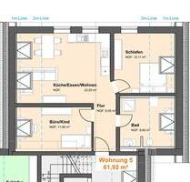 Wohnung (Nr.5) im Neubau zu vermieten - nachhaltig und ruhig - Wertingen