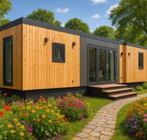 sofort verfügbares Fertighaus Mobilheim Wohnhaus Tinyhouse 2 Schlafzimmer modern hell voll ausgestattet - Regensburg Kumpfmühl