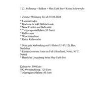 Einzimmerwohnung in Mühlhausen 29Qm - Stuttgart