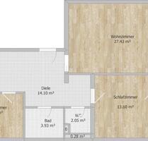Minden - renovierte 3ZKB 78m2 mit Süd-Balkon und Einbauküche