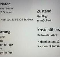 Wohnung zu vermieten - 440,00 EUR Kaltmiete, in Sankt Goar (PLZ: 56329)