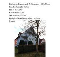 2 Zimmer Wohnung in Crailsheim - 650,00 EUR Kaltmiete, in Crailsheim (PLZ: 74564)