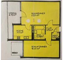 2 Zimmer Wohnung in Langwasser mit Parkplatz - Nürnberg