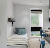 Modern möbliertes Studentenapartment im Quartillion – zentral im Rheingauviertel - Wiesbaden Klarenthal