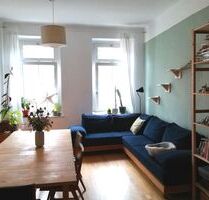 Helle Wohnung m. Balkon fürs WGT! 100 - 140 € pro Nacht, bis 6 P. - Leipzig Altwest