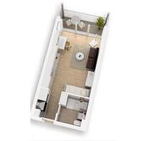 1 Zimmer Wohnung Regensburg - 435,00 EUR Kaltmiete, in Regensburg (PLZ: 93051) Ganghofersiedlung