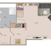 Attraktive, zentrumsnahe Singlewohnung - Nienburg (Weser)