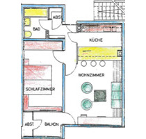 Vermiete 2 Zimmer Wohnung - 500,00 EUR Kaltmiete, in Schwäbisch Gmünd (PLZ: 73525)