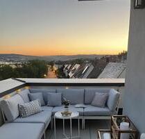 2 Zimmer modernisierte Penthouse mit Dachterrasse in Ulm Eselsberg