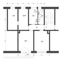 3,5 Zi Wohnung, Einbauküche und Balkon, 69 m2 - Jena