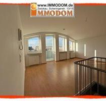 2-Zimmer-Dachgeschoss-Maisonetten-Wohnung mit BALKON und EINBAUKÜCHE mitten im Herzen von Zwickau