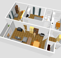 Helle 3-Zimmer-Wohnung mit Balkon und Renovierungspotential - Leimen