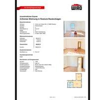 2-Raum Wohnung in Reutershagen - 561,00&nbsp;EUR Kaltmiete, ca.&nbsp; 51,00&nbsp;m&sup2; in Lambrechtshagen (PLZ: 18069)