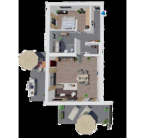 2 Zimmer Wohnung mit Südausrichtung und Doppelbalkon für Sonnenliebhaber - Deggendorf