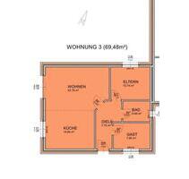 Mietwohnung 3ZKB mit Garten - 750,00 EUR Kaltmiete, in Moormerland (PLZ: 26802)