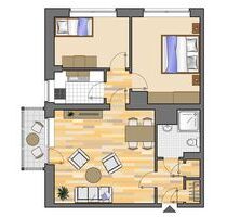 3-Zimmer für Senioren - 619,00 EUR Kaltmiete, ca.  72,78 m² in Dorsten (PLZ: 46284)