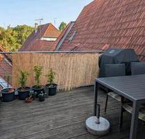 Maisonette-Wohnung mit Sichtfachwerk und 2 Südbalkonen - Neckarsulm