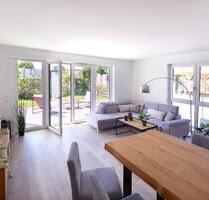 Exklusive 5-Zimmer-Maisonettewohnung (Neubau, möbliert) - Klein Nordende