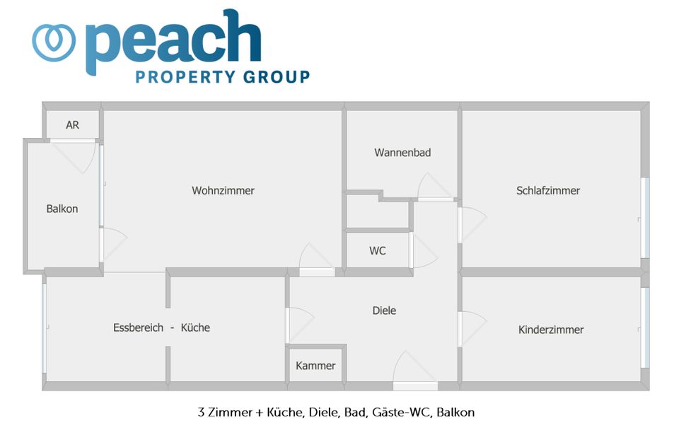 Gepflegte 3-Raum-Wohnung mit Balkon + Aufzug + Stufenloser Zugang! - Duisburg Beeck