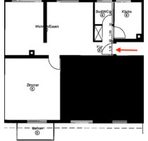 Gepflegte 3-Zimmer-Wohnung mit Balkon in Stuttgart-Wangen