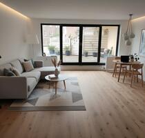 Schöne 1,5-Zimmer-Wohnung mit gr. Dachterrasse+TG-Stellplatz - Krefeld Dießem