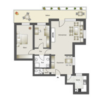 Großzügige und helle 3-Zimmer ETW, Zentrumsnähe - Lüdinghausen