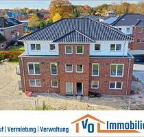 Erstbezug: Energieeffiziente Dachgeschosswohnung mit Balkon in zentraler Lage von Remels - Uplengen