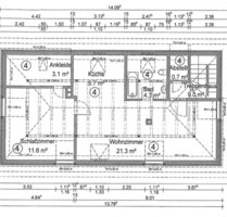Schöne 2 Zimmer - Dachgeschoßwohnung im Palmental - Eisenach