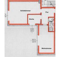 Wi-Erbenheim, schön geschnittene, helle, ruhige 55 qm Wohnung - Wiesbaden Mainz-Amöneburg