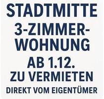 Diez Stadtmitte ab 01.12.25 3 ZKB Wohnung zu vermieten