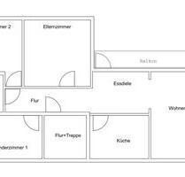 Wohnung 90 m2 4ZKB in 54662 Speicher zu vermieten
