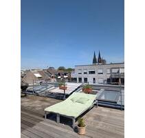 Teilhabe an sweetem Loft mit Domblick-Dachterrasse - Köln