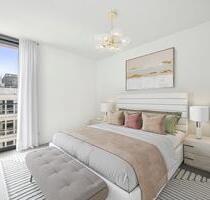 Modern Living at The Colonnades – Exklusives 3-Zimmer-Apartment mit zwei Loggien und Einbauküche - Berlin Mitte