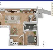 Moderne Wohnung mit optionaler Einbauküche & Panoramablick über das Rodatal! - Stadtroda