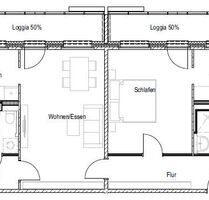 4-Raumwohnung mit zwei Balkonen - Coswig
