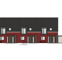 Neubau-Reihenhaus in Oldenburg - 1.200,00 EUR Kaltmiete, ca.  85,00 m² in Oldenburg (PLZ: 26125) Etzhorn