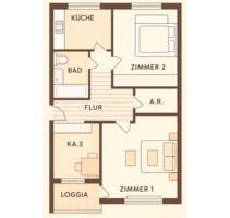 Helle 2½-Zimmer-Wohnung mit Balkon in ruhiger Lage von Rendsburg