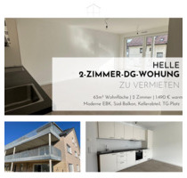 2-Zimmer-Wohnung mit EBK, Balkon, Kellerabt. u. TG-Platz in 73734 - Esslingen am Neckar Pliensauvorstadt