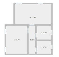 2-Zimmer-DG-Wohnung in Klein Kussewitz (ca. 48 m²) - Bentwisch