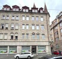 Altbaucharme in zentraler Lage: Traumhafte 2-Zimmer-Wohnung mit hohen Decken & EBK - Nürnberg Hasenbuck