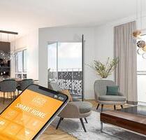 Familienwohnung | Süd-Loggia | offene Küche | Bad mit Wanne | Smart-Home | Abstellraum | Aufzug | TG - Erfurt Gispersleben