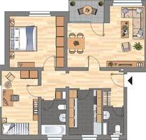 Modernisierte 3-ZKB-Wohnung in der 7. Etage eines Hochhauses im Hansaviertel zu vermieten! - Wilhelmshaven