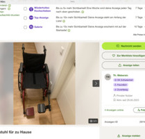 Rollstuhl für zu Hause - 3,00 EUR Kaltmiete, in Erfurt (PLZ: 99096) Daberstedt