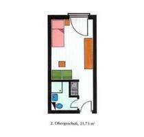 1 Zimmer Apartment mit möbilierung nähe Saarbrücken Universität