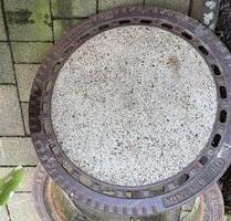 Schachtabdeckung aus Beton mit Druckgussdeckel mit Lüftung - Delbrück